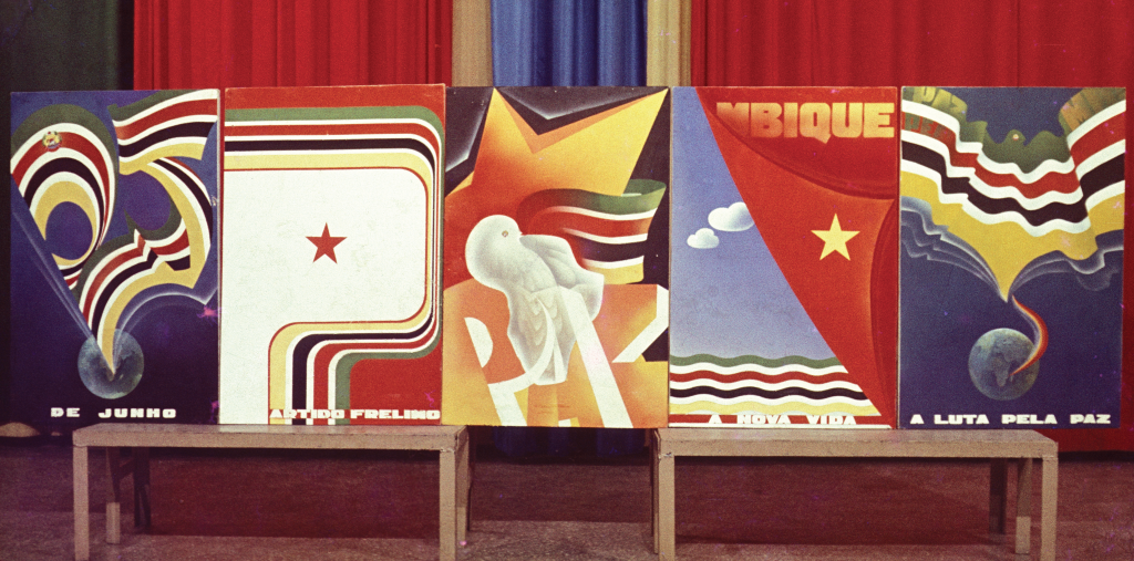 Cejuma, series of five
posters, 1986. Airbrush on
paper. Photo extracted from Savage, 2022